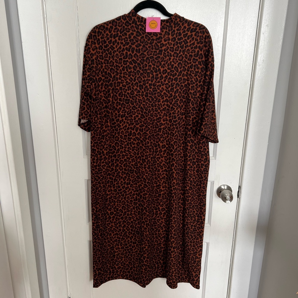 Lala NWT Leopard Dress Size S